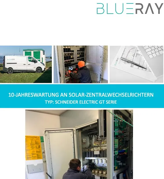 Titelseite der Informationsbroschüre zur 10-Jahreswartung