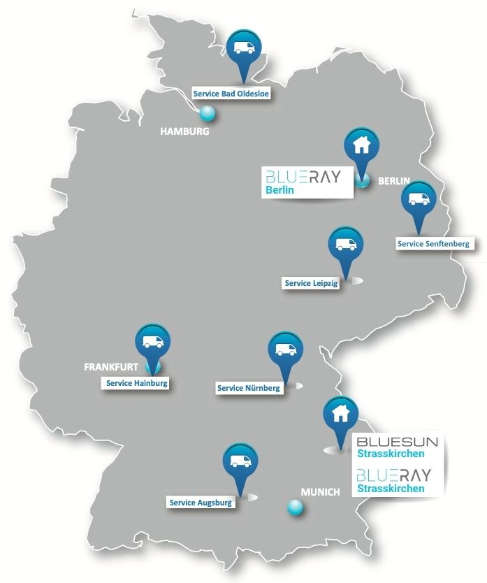 Blueray Locations
